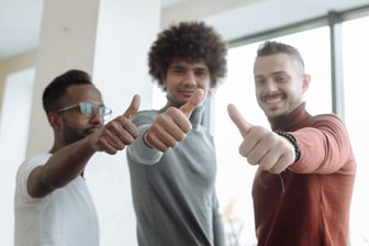 People giving thumbs up