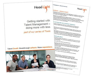 Getting started with talent management