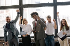 group of successful people